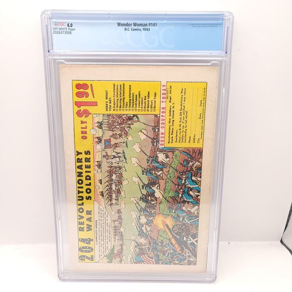 DC Comics Wonder Woman #141 CGC Graded 4.0 Off White Pages Sealed Comic Book - Picture 2 of 6